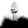Darkness - Bouchon Extra Anal Avec Queue Noir 7 Cm